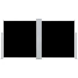 vidaXL Ausziehbare Seitenmarkise 120 x 600 cm Schwarz