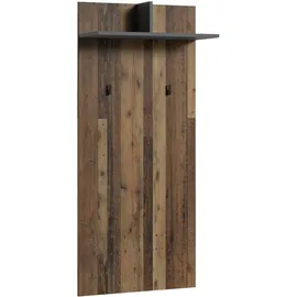 byLIVING Wandgarderobe Ben Eiche Dunkelbraun