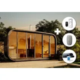 FinnTherm ScandiCube Space inkl. 9 kW Ofen + int. Steuerung