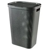 Curver Wäschekorb Infinity 59L Dunkelgrau Korb