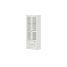 Finori Vitrine Laurito 80 x 45 x 200 cm Weiß
