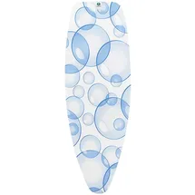 Brabantia - All-in-one-PerfectFlow-Bügelbettbezug - Für Bügelbrett D - Innovative dreilagige Material - Verbesserten Dampfzufluss - Absorbiert Kondenswasser - Für Dampf gemacht - Bubbles - 135 x 45 cm