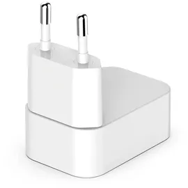 Hama Schnellladegerät GaN 30W 2X USB-C faltbar Weiß
