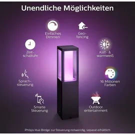 Philips Hue White and Color Ambiance Impress schwarz 17434/30/P7