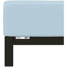 schlafgut Pure Boxspring 90 x 190 - 100 x 220 cm blue light