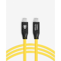 Cobra Tether USB-C auf USB-C Kabel 5m - Gelb - Gerade