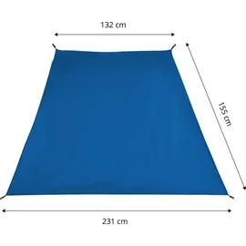 Lumaland Seitenwand für Pavillon 225 x 1,55 x 1,325 m Blau