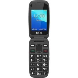 SPC Harmony 4G - Mobiles Klapphandy für Senioren, große Tasten, hörgerätekompatibel, Fernkonfiguration, SOS-Taste, hohe Klingellautstärke, Ladestation, Schwarz