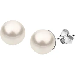 Paar Ohrstecker ELLI "Schmuck Geschenk Silber 925 Ohrringe, 842402-190", silber (silberfarben), Ohrringe, Damen, Silber 925 (Sterlingsilber)-Perlen, Silber 925 (Sterlingsilber), Perlen, mit Perle (synth.)