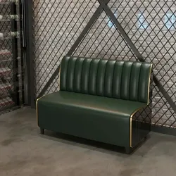 Zweisitzer-Sofa Gastronomiemöbel Cafe Bar Restaurants Hotel Einrichtung Stuhl 120*60*90cm 【Y-83】Grün