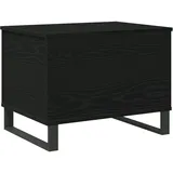 vidaXL Couchtisch Höhenverstellbar Schwarz Eiche 60x44,5x45 cm
