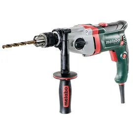 Metabo Bohrmaschine BEV 1300-2 - 1300W, 2-Gang, 16mm Stahl, 40mm Holz - Impulsfunktion, Vario-Tacho-Constamatic, Rechts-Linkslauf, Stellrad, Marathon-Motor, Zusatzhandgriff - Für Werkstatt & Baustelle