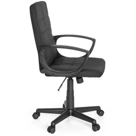 MyBuero 725302 Bürostuhl STARTEC CL300 Stoff Schwarz ergonomischer Schreibtischstuhl, Büro-Drehstuhl zum Arbeiten und Relaxen im Home-Office