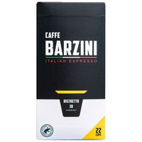 Kaffeekapseln geeignet für Nespresso® Caffe Barzini Ristretto, 22 Stk.