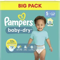 Pampers baby-dry Windeln Gr.5 (11-16kg) Big Pack - 54.0 Stück