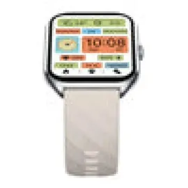 Zeblaze GTS 4 BT 49 mm Aluminiumgehäuse Silber Sportarmband Silber M