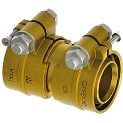 Klemm- Kupplung für Fernwärmeleitung Heizung, Kalt- und Kühlwasser 20x1,9mm