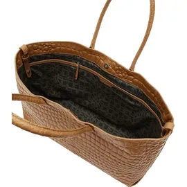 Liebeskind Berlin Chelsea Crocodile Shopper L cognac