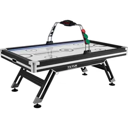 VEVOR Luftbetriebener Hockeytisch Sporthockeyspiel Pushers Pucks LED Scoring