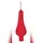 Kopschitz Kerzen Pariser Lichte Baumkerzen 9 x 3 cm rot 10 St.