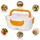 Clatronic LB 3719 263890 Elektrische Lunchbox Weiß, Orange