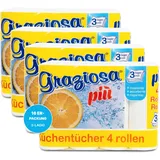 Hygiene Guru® Küchenrolle hochweiß (16 Rollen) - 3-lagig, 50 Blatt pro Rolle, 100% Zellstoff - Ideal für Küche und Haushalt - Für eine saubere Umgebung - Küchenrollen in praktischer Verpackung