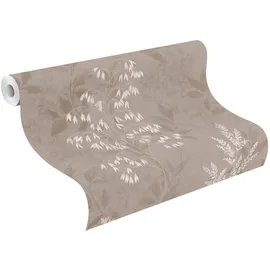 Rasch Textil Papiertapete 10 m x 0,45 m 285017 Braun