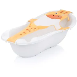 Chipolino Babywannen Netz Tiere, Badewanneneinsatz, Kunststoffbügel, ab Geburt gelb