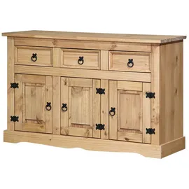 Möbilia Sideboard 132 x 84 x 44 cm Honig