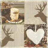 Paper+Design Taschentücher, mehrfarbig, 33 x 33 cm