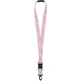 Nike Club Standard Schlüsselband Schlüsselhalter Ausweisband Key Lanyard Alltag Sport Zubehör, Med Soft Pink/White/White,