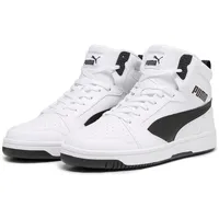 Puma Rebound V6 Sneaker White Black, 42.5 EU