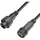 Cameo P EX 001 Strom Verlaengerungskabel IP65 [1x XLR-Stecker - 1x XLR-Buchse] 1.00m Schwarz