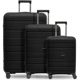 Redolz Essentials 11 Koffer-Set 3-tlg. schwarz