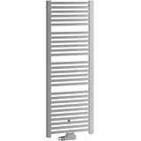 Kermi Basic-50 Badheizkörper 599 x 804 mm 240 W glanzsilber Mittelventil