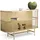 JV Möbel Eleganter Konsolentisch 120 x 40 x 80 cm beige