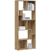 vidaXL Bücherregal Artisan-Eiche 67 x 24 x 161 cm Braun