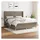 vidaXL Boxspringbett mit Matratze Taupe 180x200 cm Stoff