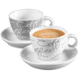 Ritzenhoff & Breker Espressotasse 0,08 l Grau 4 St.