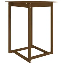 vidaXL Bartisch 80 x 80 x 110 cm Honigbraun