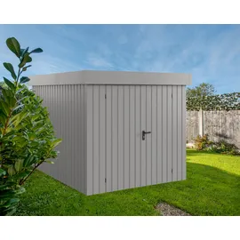 Hörmann EcoStar Gerätehaus 2,37 x 2,78 m Graualuminium