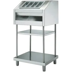 Selbstbedienungsbrot- besteck-, servietten- und tablettenspender-möbel - 800x700x1600 mm - 10475500 Eurast