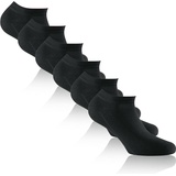 Rohner Sneaker Socken, Multipack - Bambus Schwarz 43-46 Pack