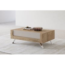 LEONIQUE Couchtisch »Kasai«, (110 x 65 cm), beige