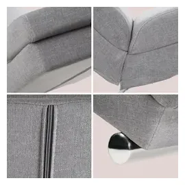 CASARIA Relaxliege London Grau