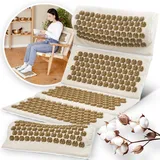 APUKI Akupressurmatte Akupunktur Matte [ Stachelmatte ] - | Akupressur - Acupressure Mat Acupuncture Faszienmatte - Beliebig kombinierbar für Fokus auf Lendenwirbel, Wirbelsäule und mehr inkl. Kissen