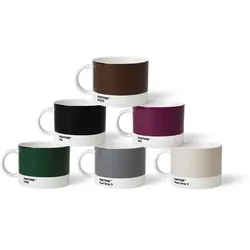 Pantone Porzellan Teebecher 6er-Set Set 3 - Natur-Farben