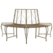 vidaXL Baumbank 160 x 80 x 89 cm Antikbraun