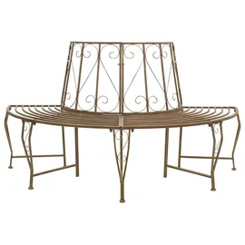 vidaXL Baumbank 160 x 80 x 89 cm Antikbraun