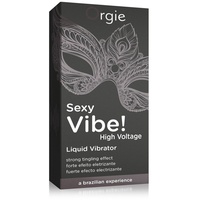 Orgie Sexy Vibe! High Voltage Liquid Vibrator Intimgel 15 ml - Schwarz - Schwarz